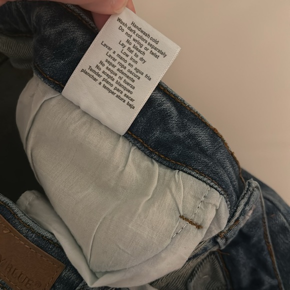 Judy Blue Women’s Relaxed Fit Crossover Stretch Jeans Medium Wash Size 29 (9) - Picture 10 of 10